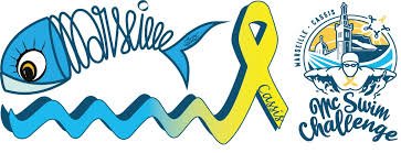 Logo du MC Swim Challenge, défi sportif soutenant des associations contre le cancer pédiatrique, illustration de l’article sur la préparation mentale d’Anne.